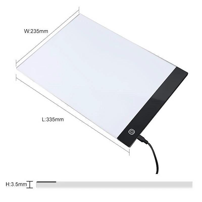 Drawing board with LED light by Bowlift