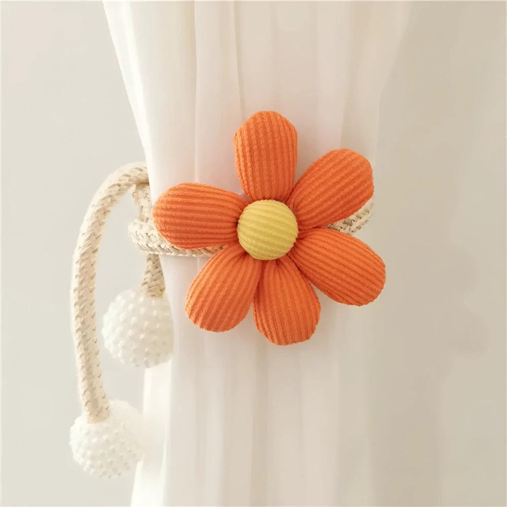 Whimsical Flower Curtain Tie Back by Casa & Beyond