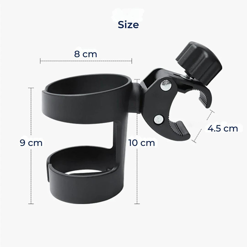 SipSecure | Universal Stroller Cup Holder – Adjustable Clamp – Secure Fit – Ideal for Parents on the Go Bowlift by Bowlift