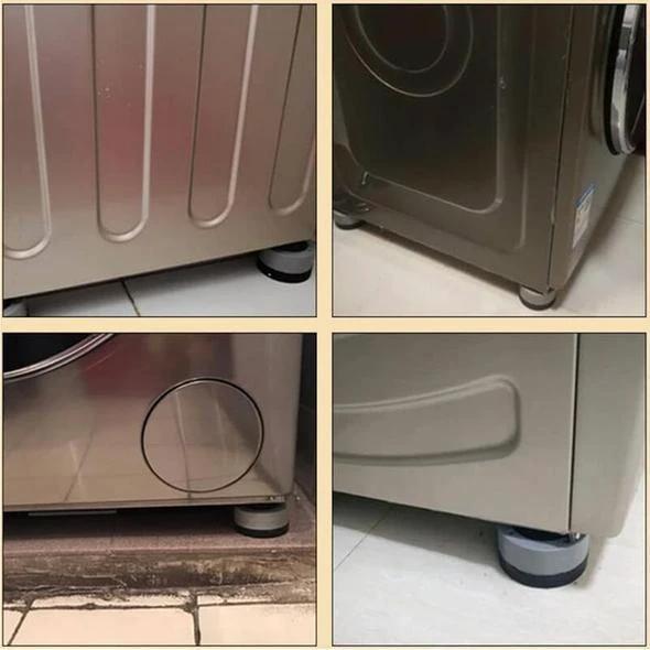 Non-slip and sound-absorbing washing machine feet by Bowlift