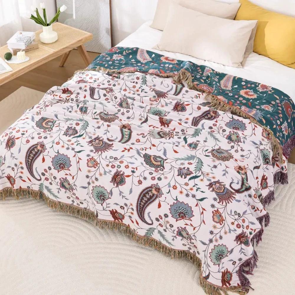 Liora Vintage Reversible Soft Blanket by Casa & Beyond
