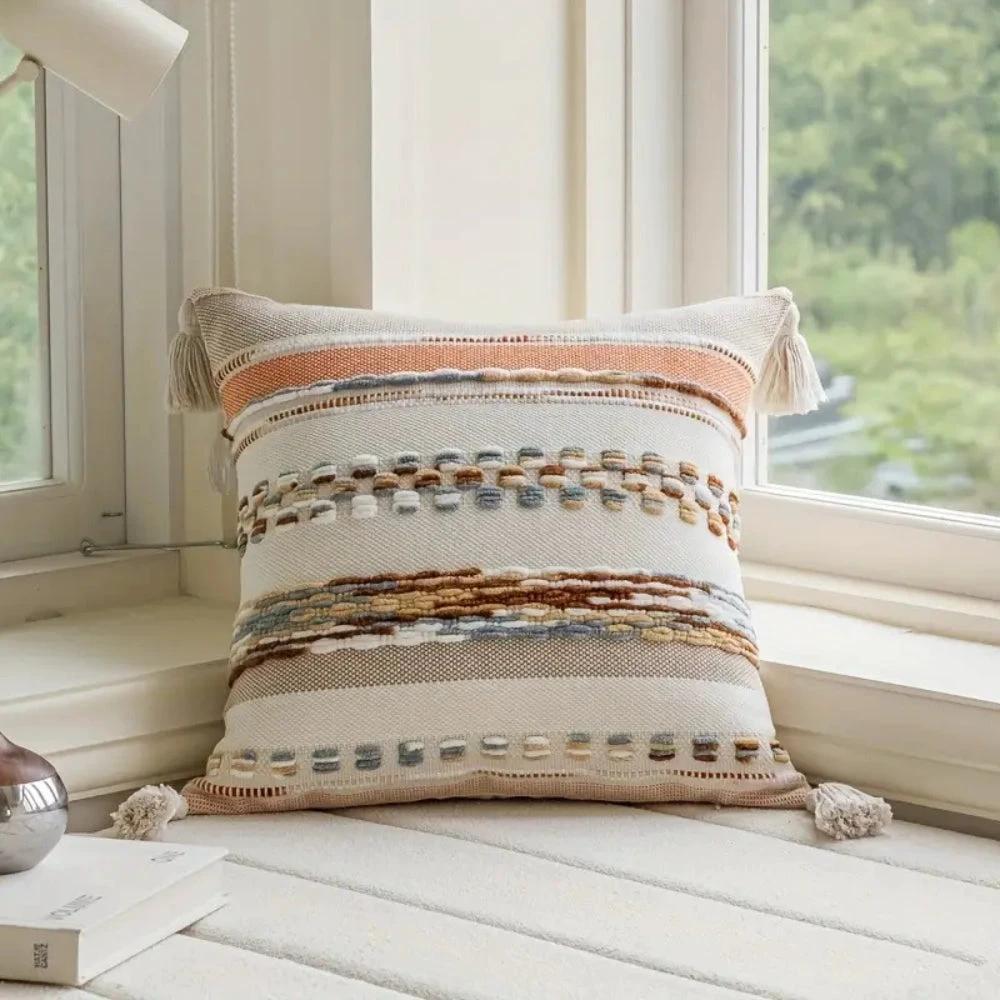 Double-Sided Boho Stripe Cushion Covers by Casa & Beyond