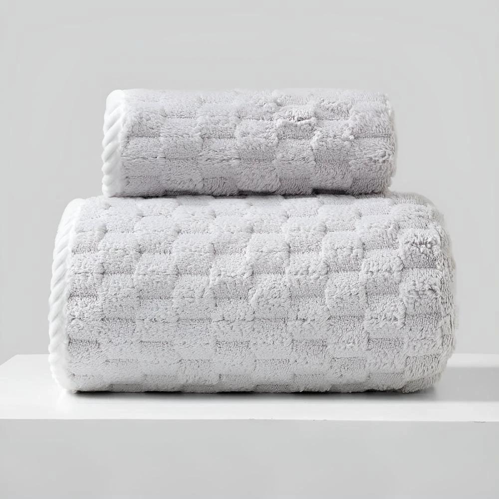 Pure Soft Fleece Towels by Casa & Beyond