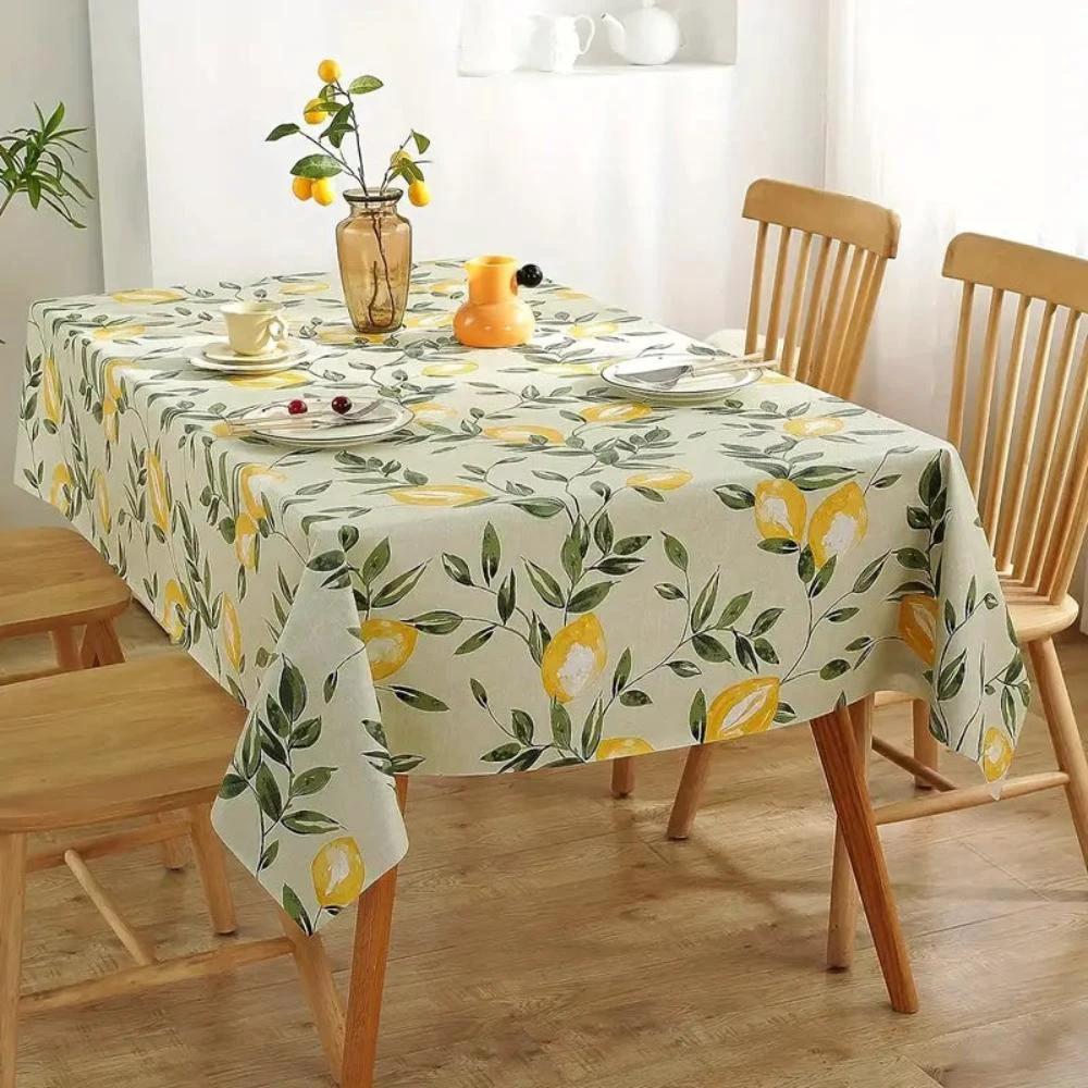 Lemon Leaf Tablecloth by Casa & Beyond