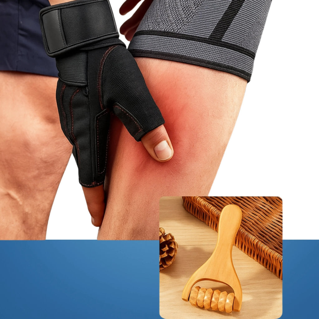 Deep Muscle Relief – Natural Wood Finish – Back Legs & Arms Bowlift by Bowlift