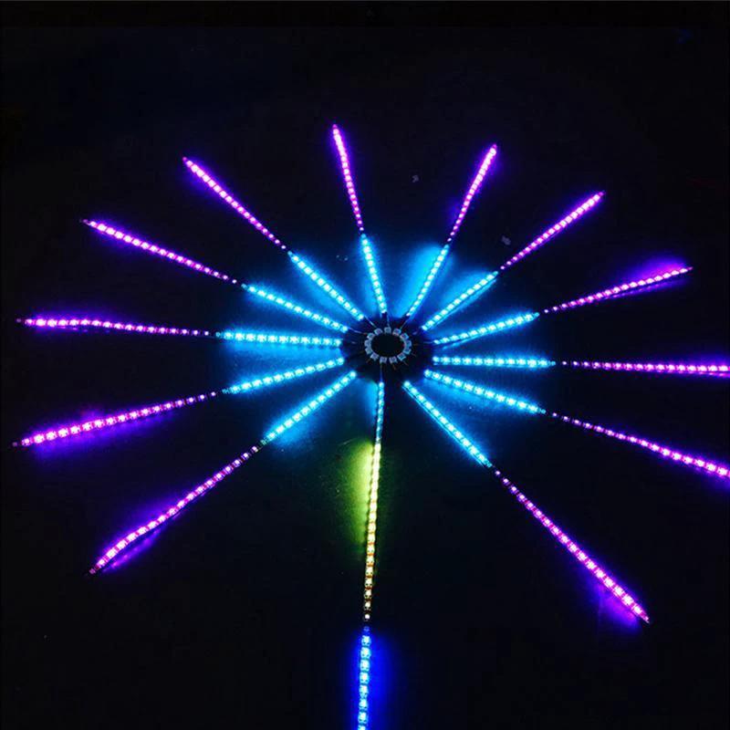 LED lights from fireworks by Bowlift