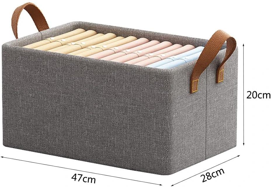 Sturdy Steel Framed Storage Bin by Casa & Beyond