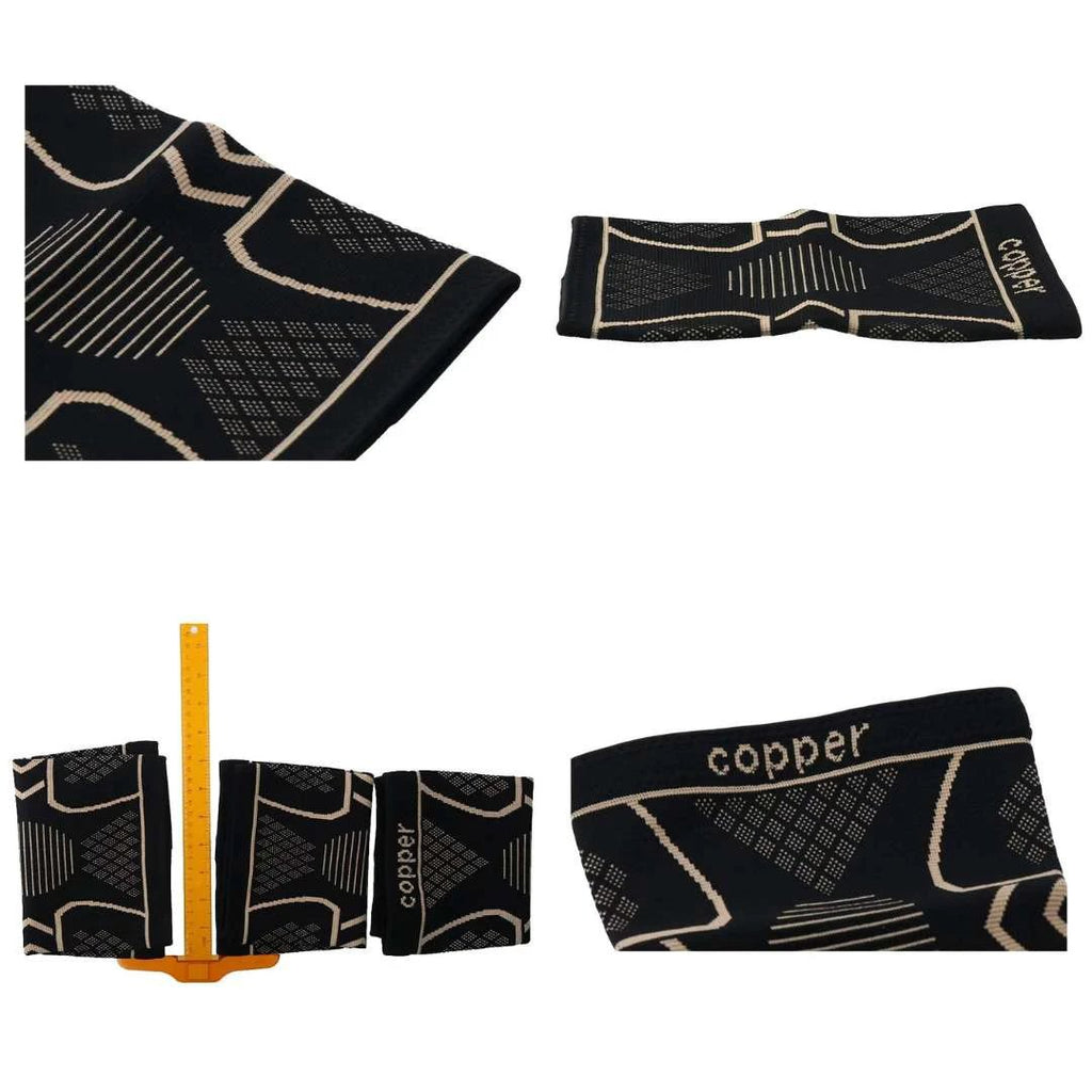 CopperFlex Knee Compression Sleeve | for Pain Relief - Support - Mobility - perfect for Athletes, Arthritis, Seniors, and Injury Recovery Bowlift by Bowlift