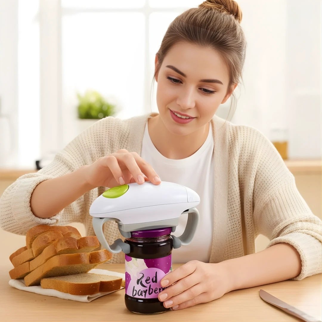Smooth Edge Safety – Battery Powered – One‑Touch Ease – Prevents Cuts – Ideal for Seniors & Cooks Bowlift by Bowlift