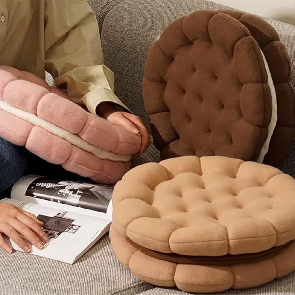 Snuggly Cookie-Inspired Cushion by Casa & Beyond