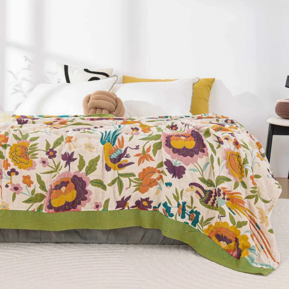 Soft Blossom Breeze Coverlet by Casa & Beyond