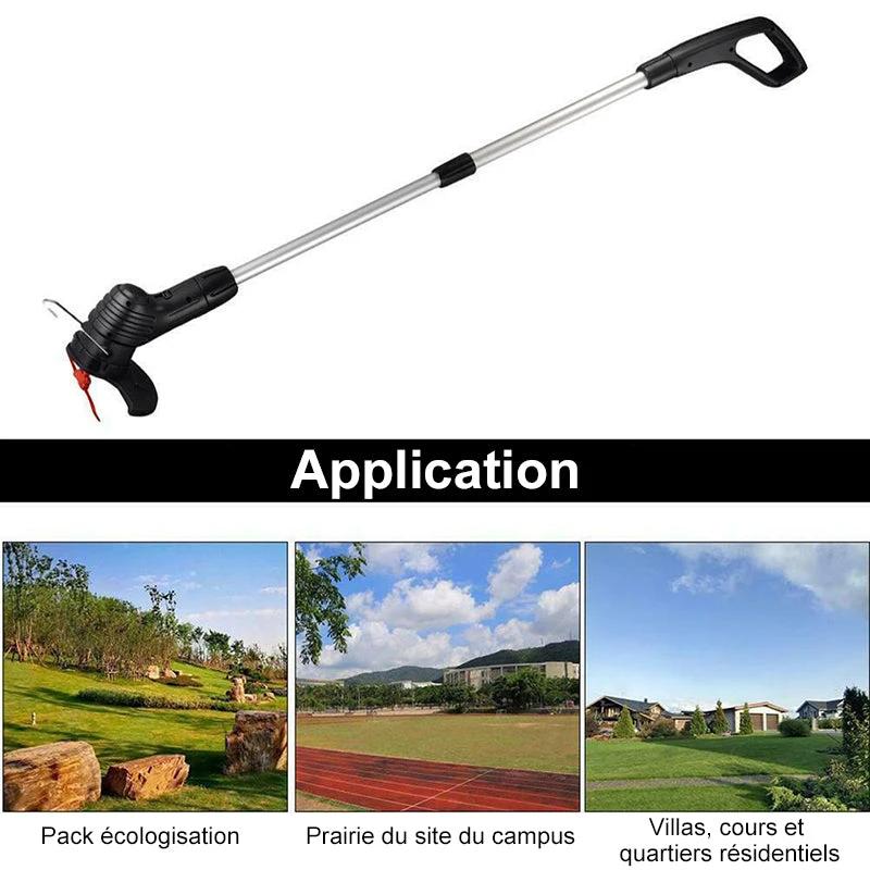Portable cordless electric lawn mower edge trimmer by Bowlift