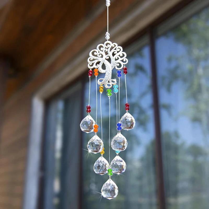 Sun Catcher Tree World Made of Crystal by Bowlift