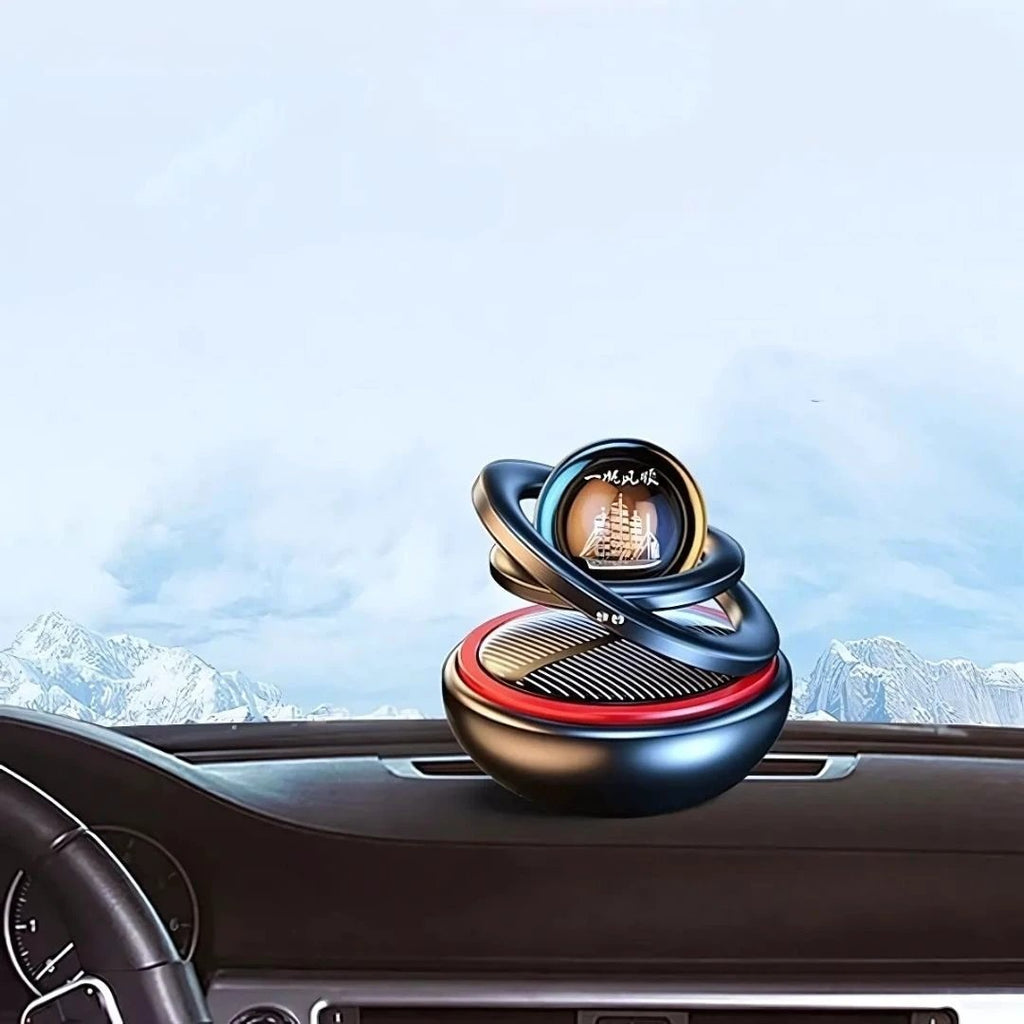 EcoFresh | Solar Car Air Freshener – Odour Elimination – Continuous Fragrance – Stylish Dashboard Design – No Batteries Needed Bowlift by Bowlift