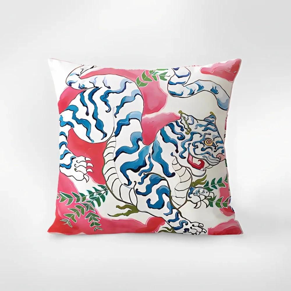 Zebra Tapestry Tassel Cushion Cover by Casa & Beyond