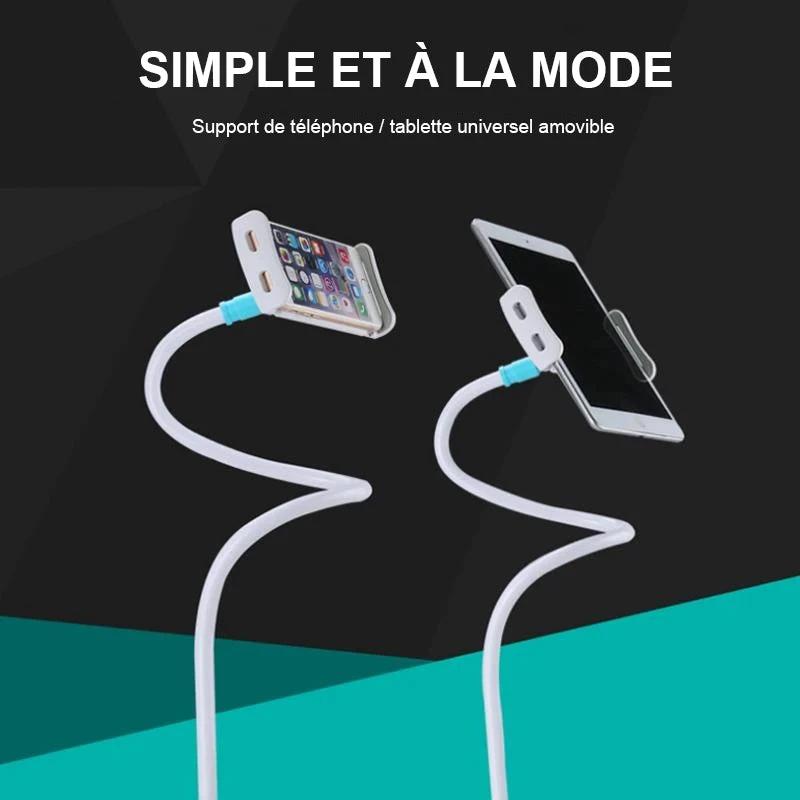 Universal detachable holder for phone and tablet with long pole by Bowlift