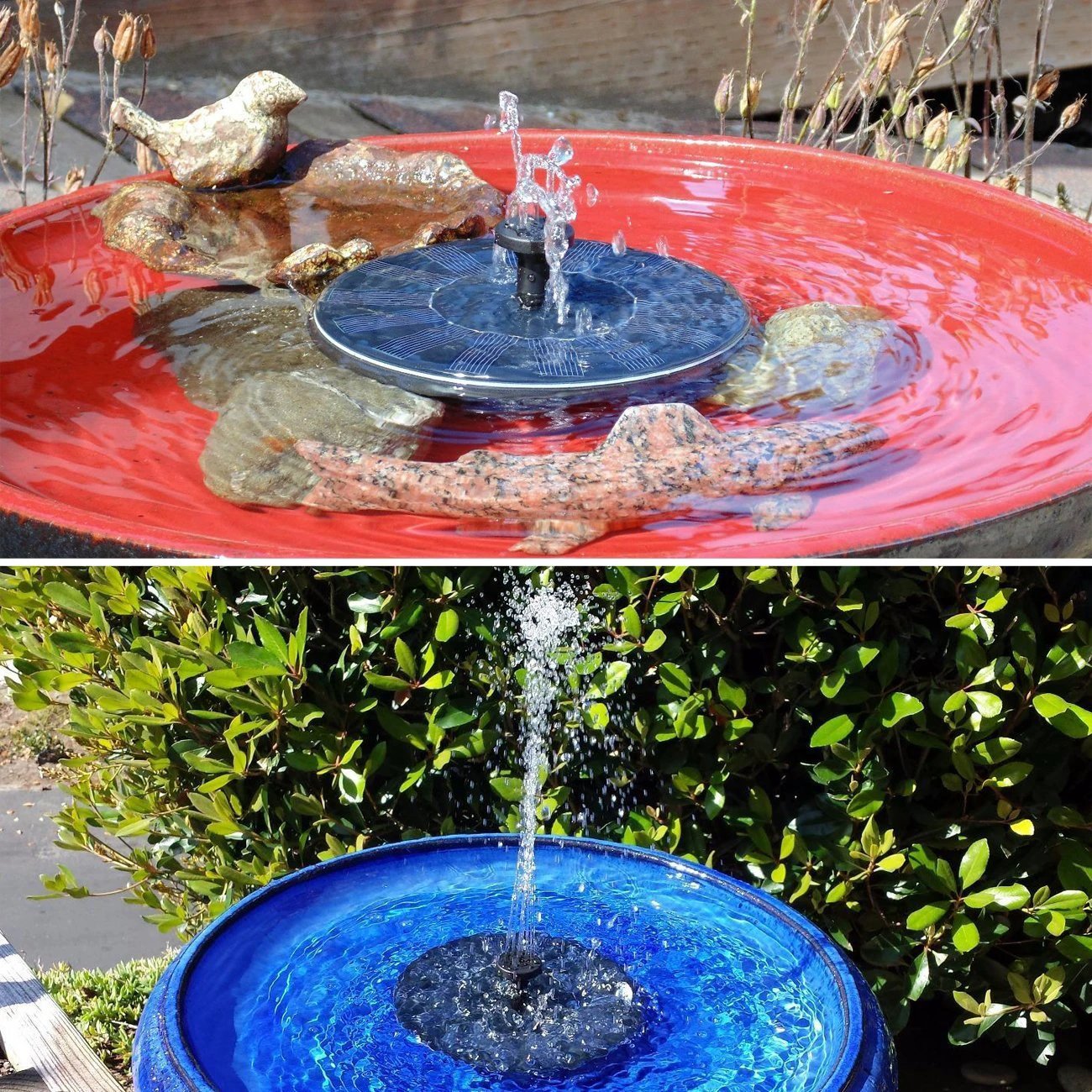 Solar fountain pump for outdoor use by Bowlift
