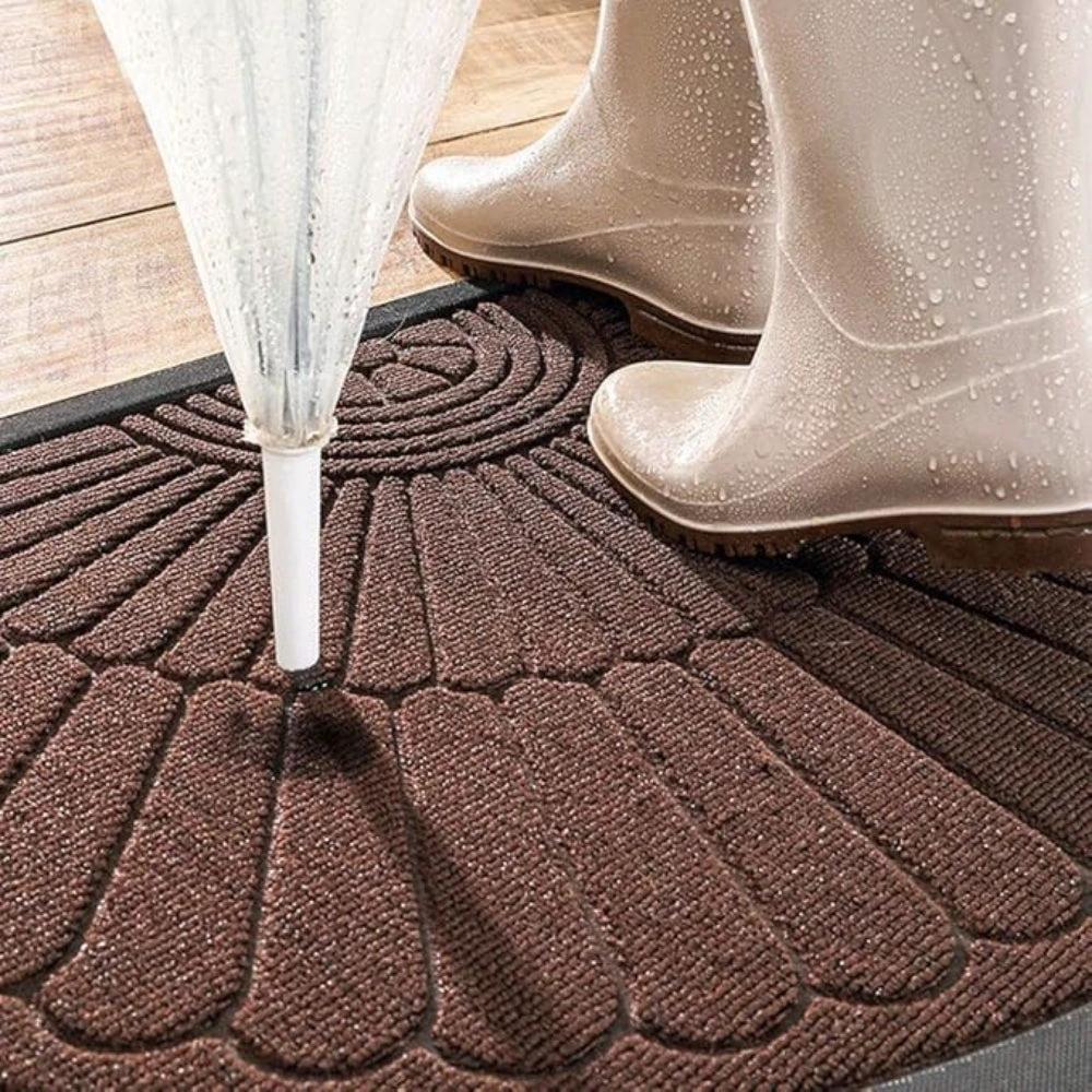 Half-Circle Welcome Door Mat by Casa & Beyond