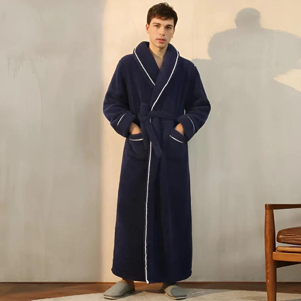 Sherpa Comfort Bathrobe by Casa & Beyond