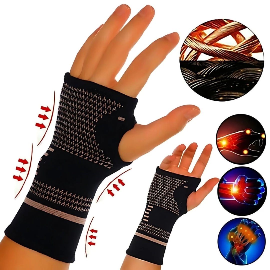 FlexiSupport Wrist Brace | Daily Support and Pain Relief - Breathable, Ideal for Injuries, Chronic Pain - Post-Surgery Recovery Bowlift by Bowlift