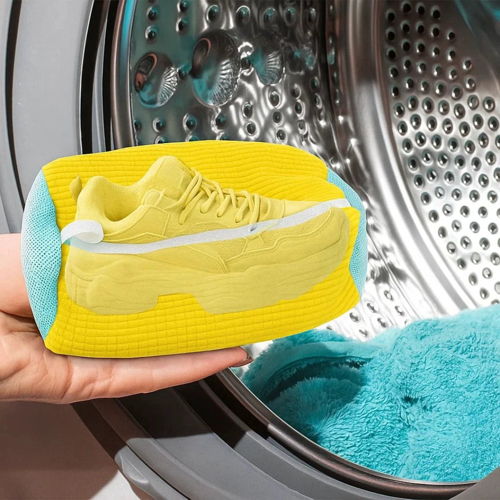 ShoeGuard | Shoe Washing Machine Bag – Protective Cushioning – Mesh Fabric – Trainer Care Bowlift by Bowlift