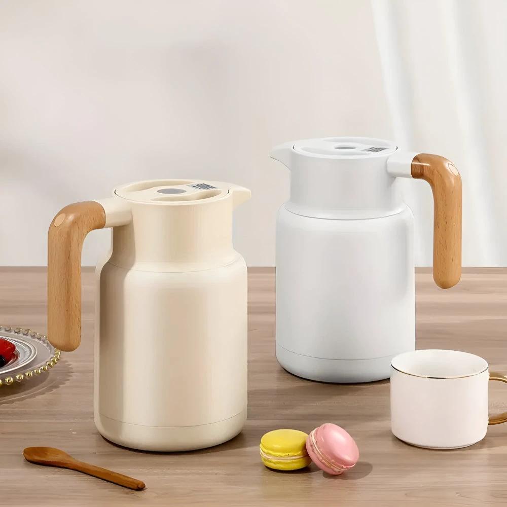 Classic Wooden Handle Thermal Carafe by Casa & Beyond
