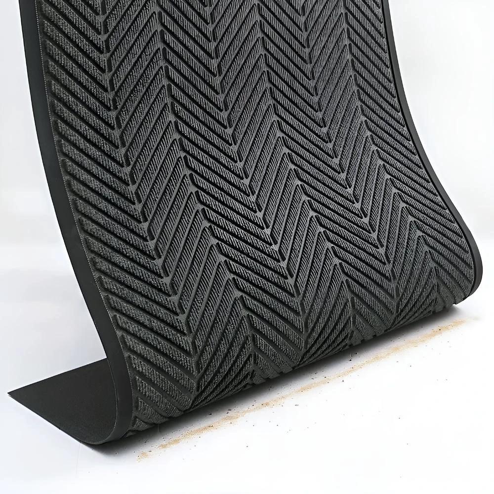 Chevron Ridges Non-Slip Door Mat by Casa & Beyond