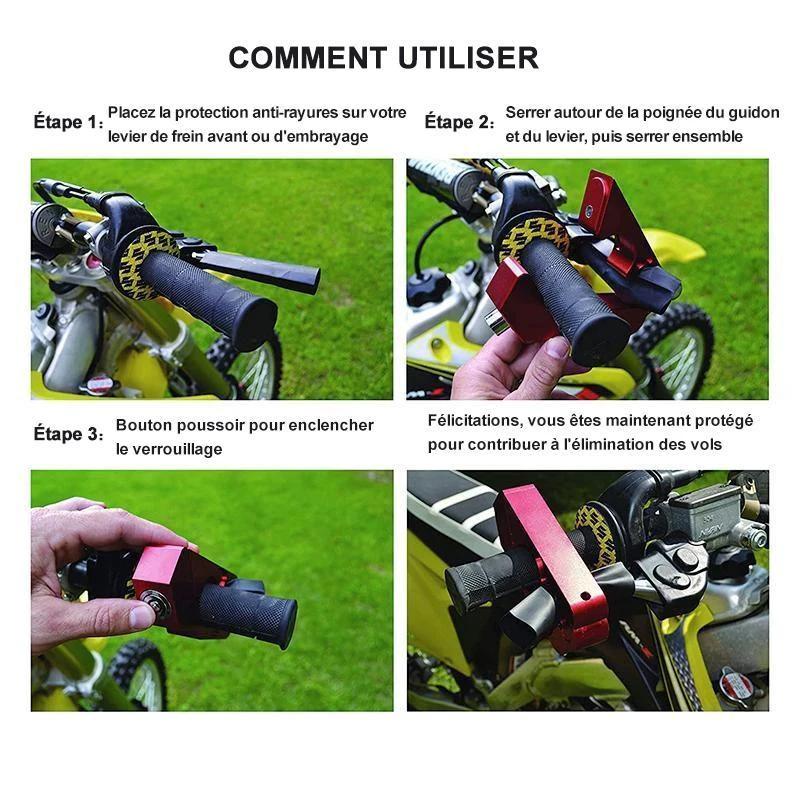 Steering wheel lock made of aluminum alloy by Bowlift