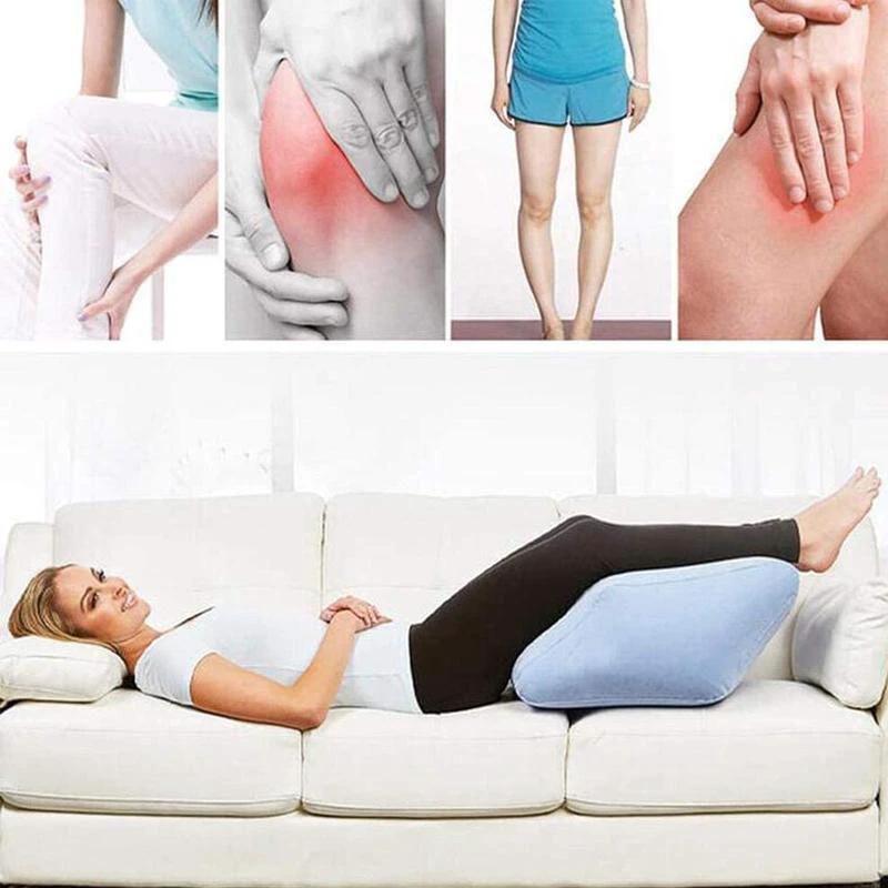 Portable inflatable leg cushion by Bowlift