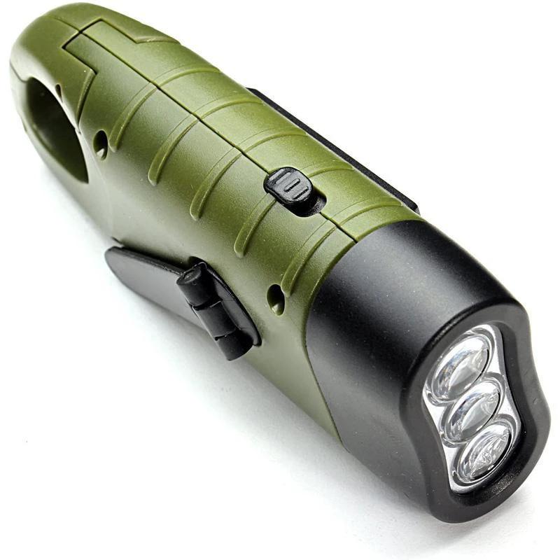 Rechargeable emergency flashlight for outdoor use by Bowlift