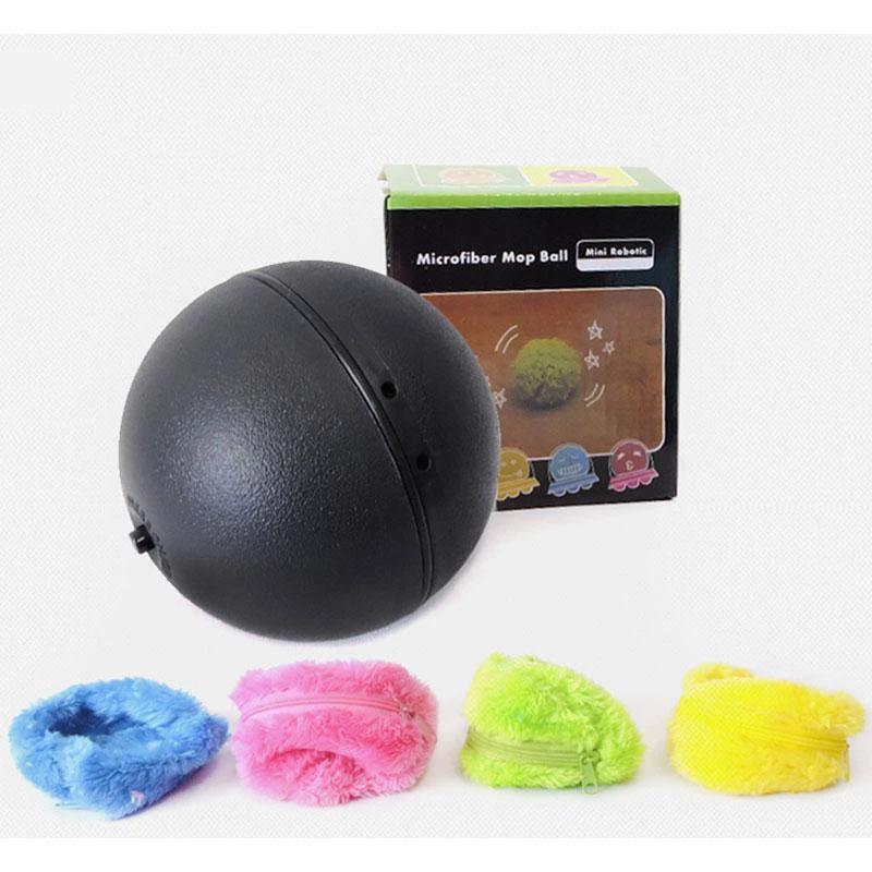 Electric ball toy for pets with plush cover by Bowlift