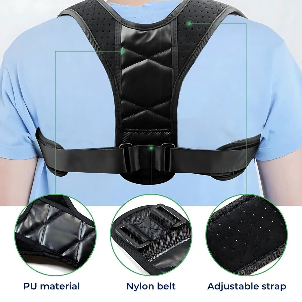 PerfectAlign Back Brace Posture Corrector Support - Adjustable | Ideal for Chronic Pain Recovery and Daily Comfort Bowlift by Bowlift