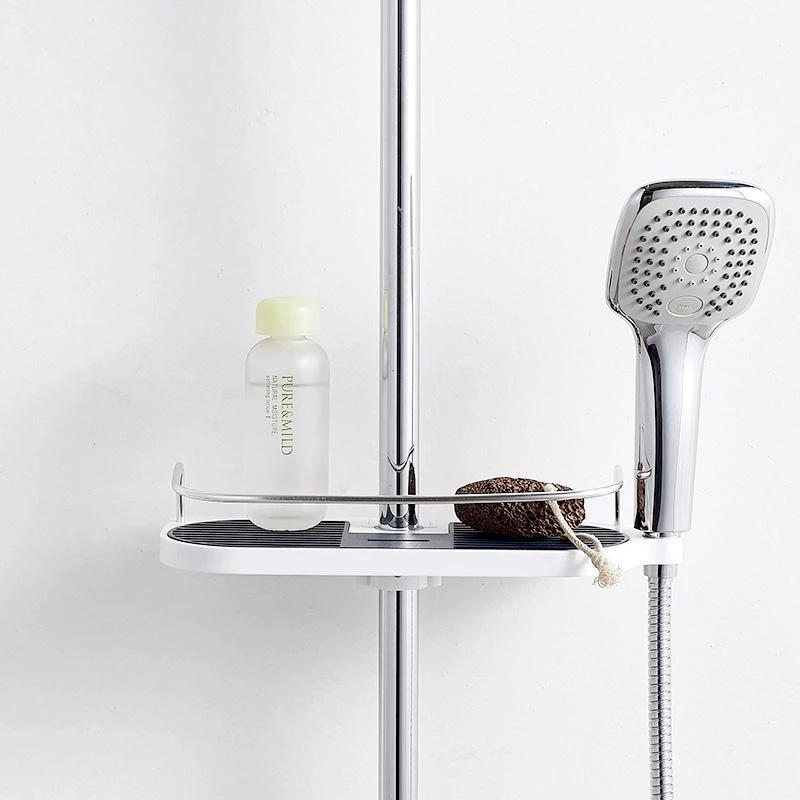 Multifunctional shower shelf by Bowlift