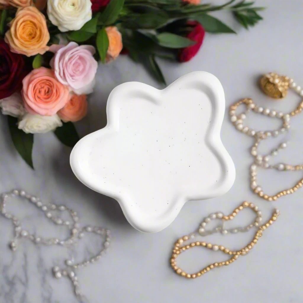 Luxe Ceramic Jewelry Organizer Tray by Casa & Beyond