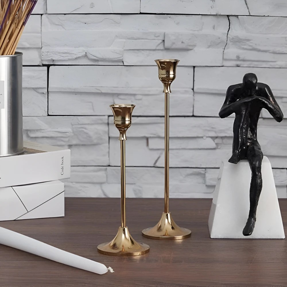 Vintage Style Candle Holder | 3Pcs Set by Casa & Beyond