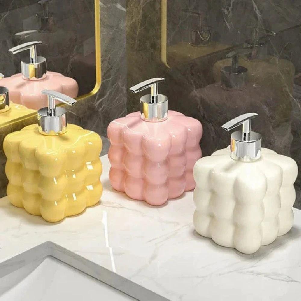 Puff Bubble Ceramic Soap Dispenser by Casa & Beyond