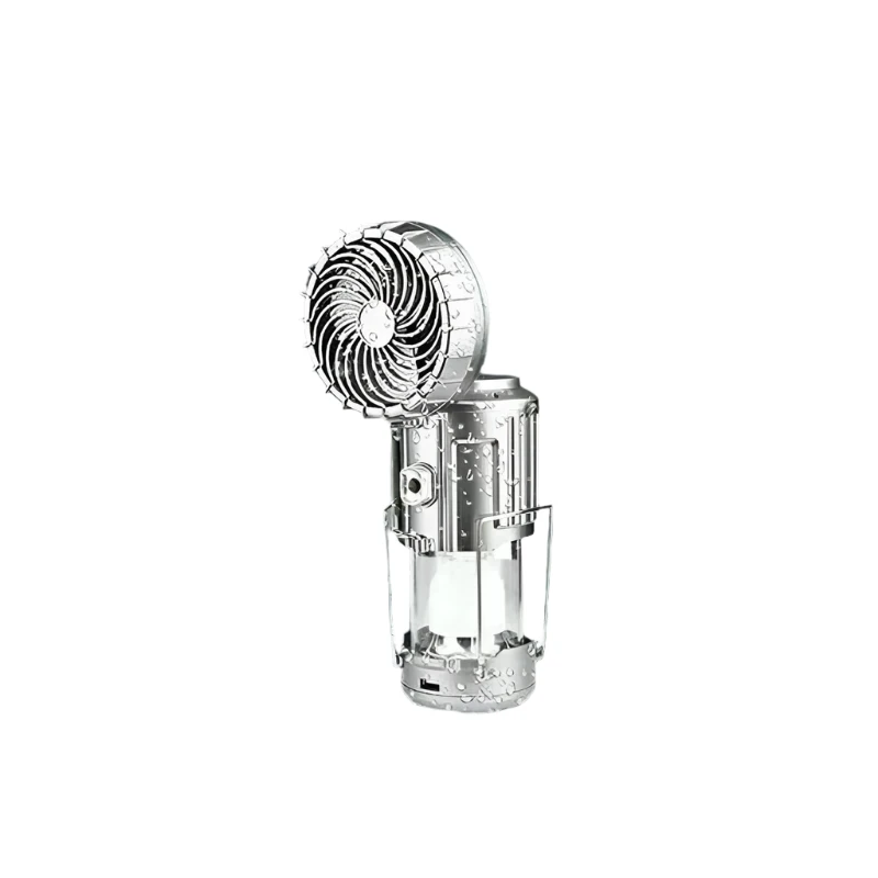 Foldable Light with Built-in Fan and USB Rechargeable Power Bowlift by Bowlift