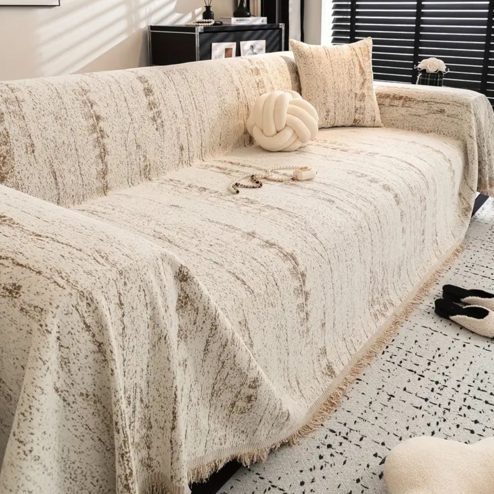 Almond Crest Sofa Cover