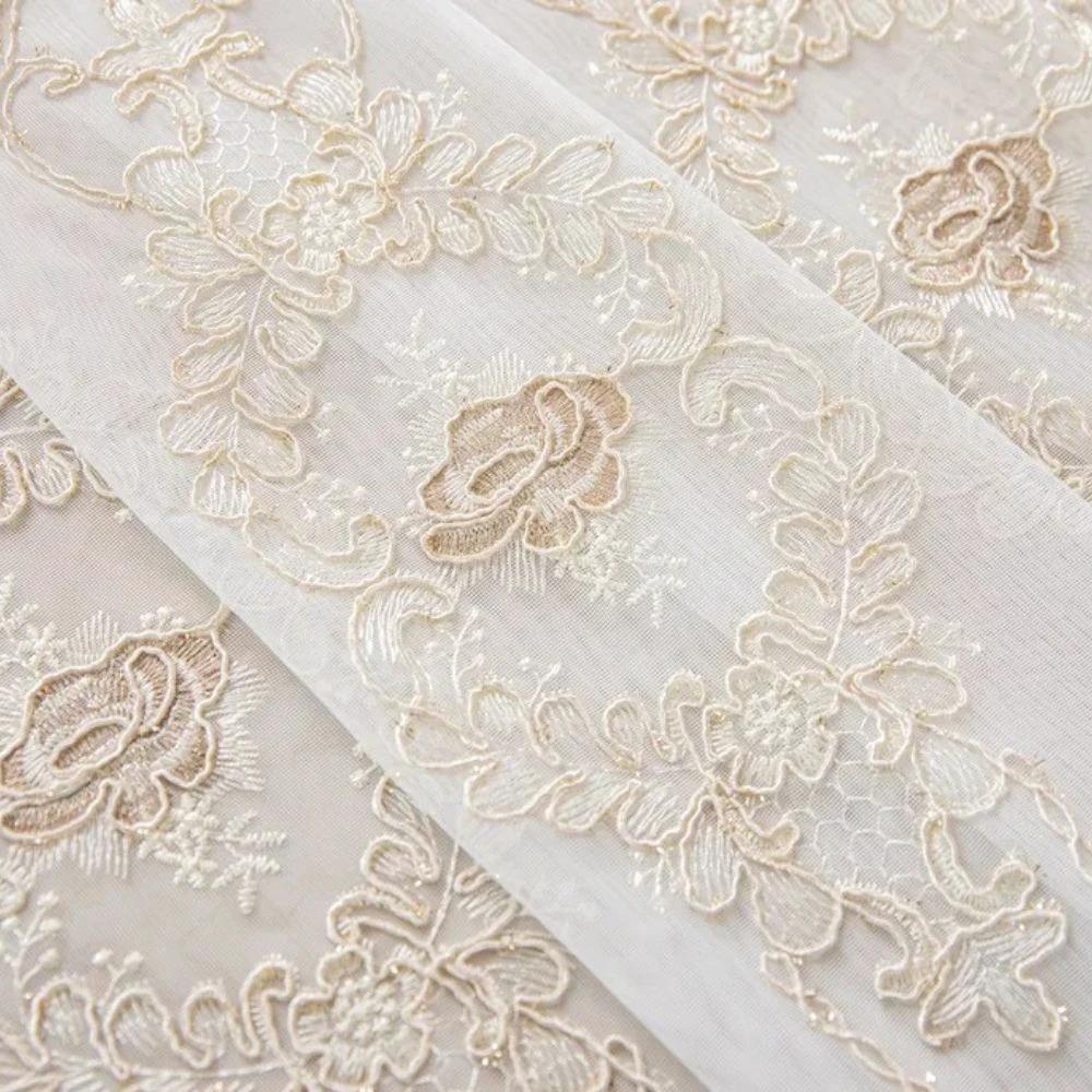 Elyvia Embroidered Classic Sheer Lace Curtain by Casa & Beyond