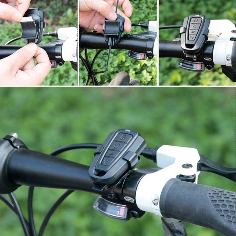 Intelligent sound and light alarm rear for bicycle by Bowlift
