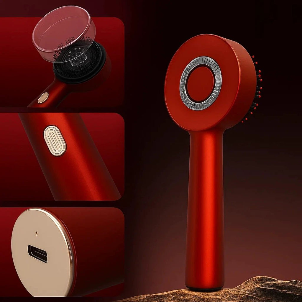 Red-Light Therapy – Rechargeable Hand-Held – Boosts Density for Thinning Hair – ThickerGrowth Bowlift by Bowlift