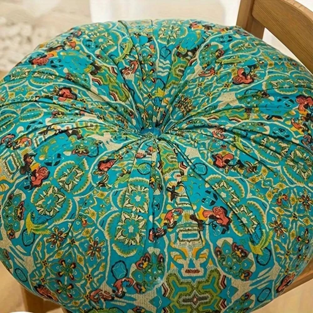 Moroccan-Inspired Plush Meditation Cushion by Casa & Beyond