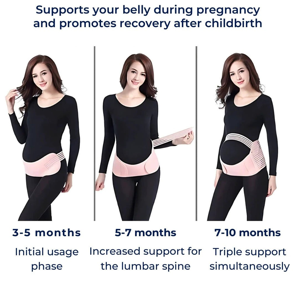 Support Belt for Pregnant Women – Back & Pelvic Support – Posture Comfort – Stability & Recovery Bowlift by Bowlift