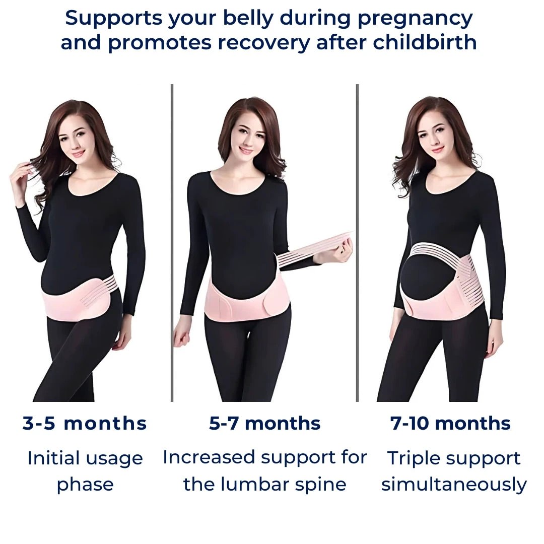 Support Belt for Pregnant Women – Back & Pelvic Support – Posture Comfort – Stability & Recovery Bowlift by Bowlift