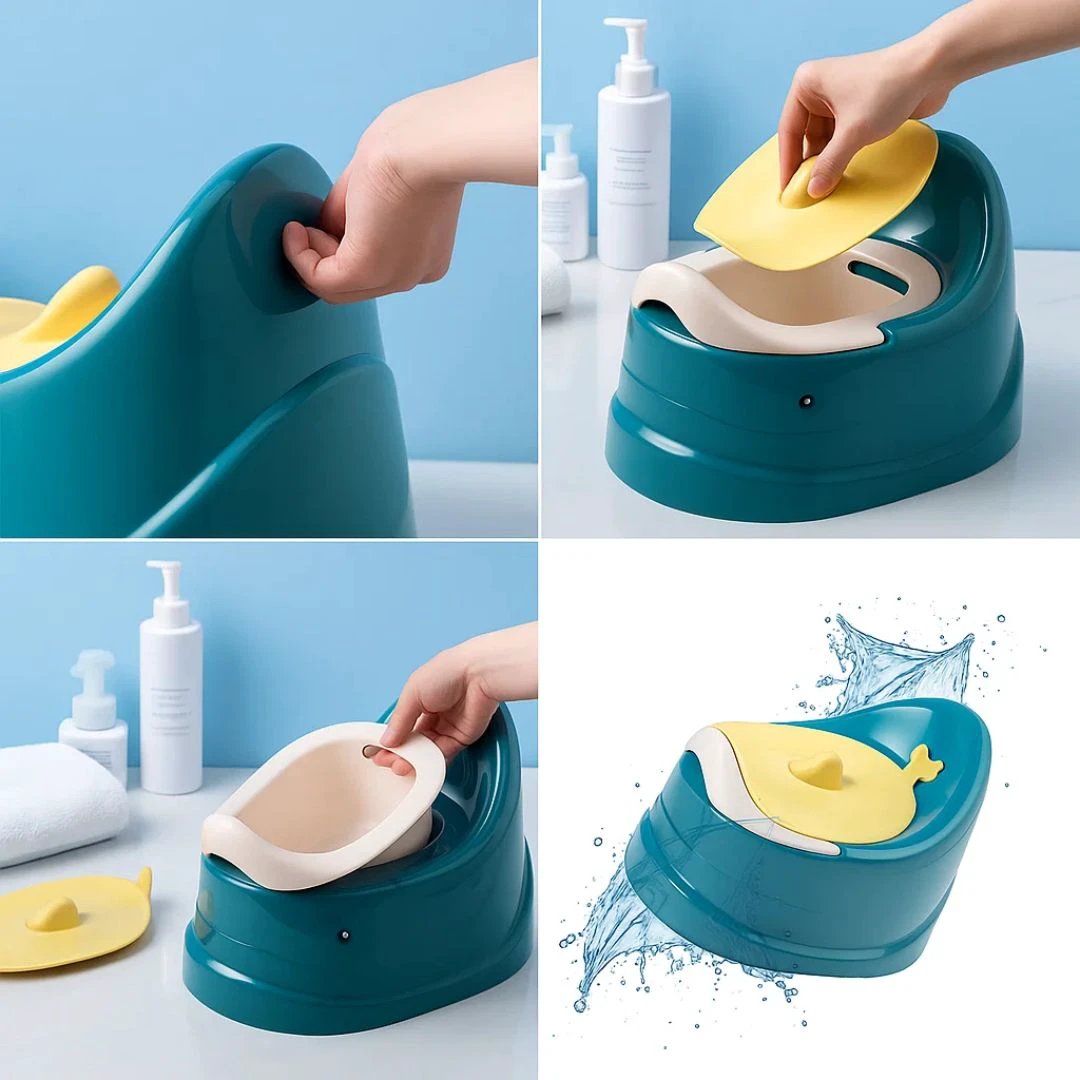 Slip Potty Chair – Child Safety – Removable Easy-Clean Bowl – Ergonomic Comfort – Stress-Free Toddler Potty Training Aid Bowlift by Bowlift