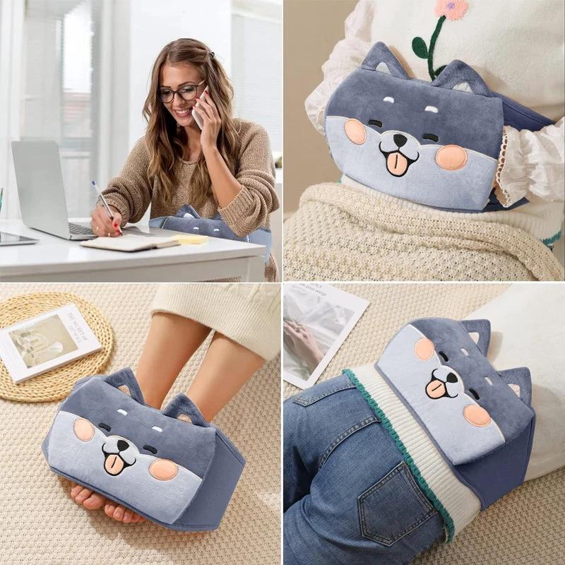 Rechargeable Plush Heating Pad Belt by Bowlift