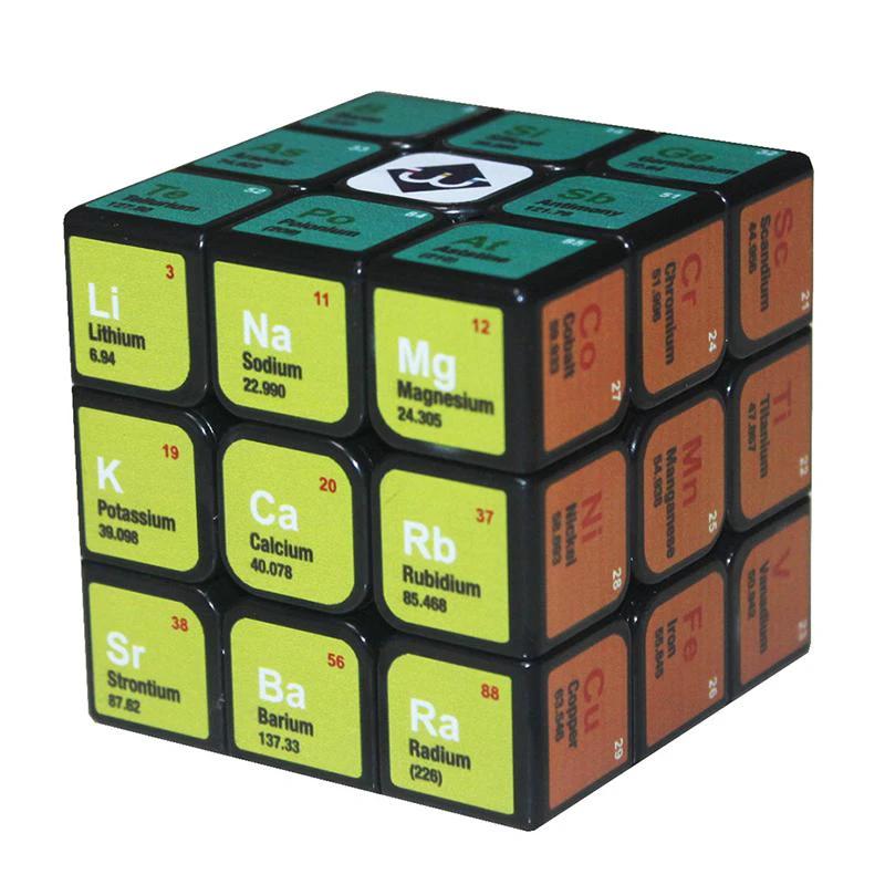 Cube with chemical elements by Bowlift