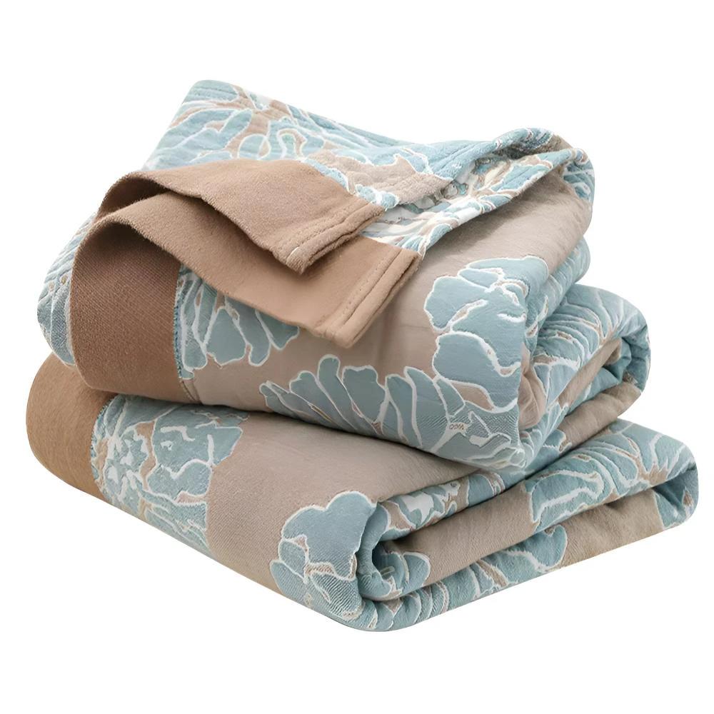 Botanical Bliss Cotton Blanket by Casa & Beyond