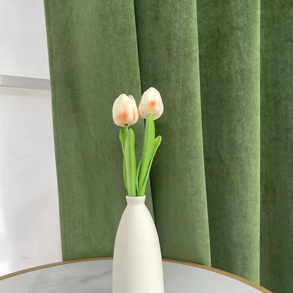 Elegant Soft Velvet Curtain Drapes by Casa & Beyond