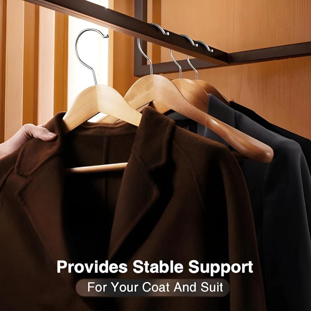 Suit & Style 360 Wooden Hanger by Casa & Beyond